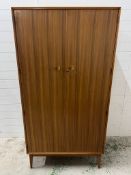 Alfred Cox Mid Century 1960's double wardrobe (H180cm W92cm D54cm)