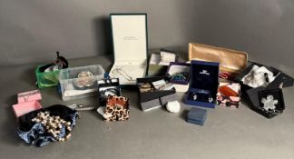 A large volume of quality costume jewellery various makers and styles