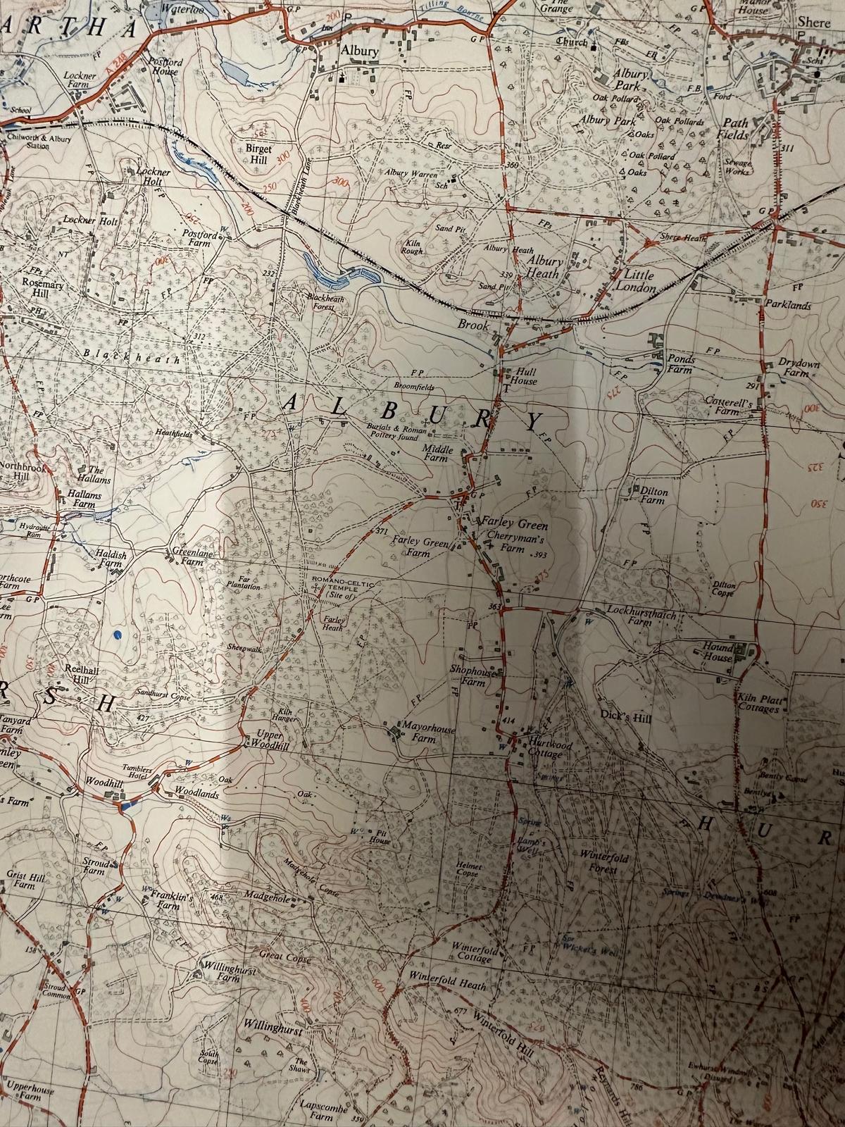 A selection of Ordnance Survey maps of various UK locations - Image 2 of 4