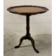 A mahogany pedestal tilt top table on splayed legs - Image 1 of 3