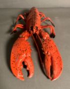 An ornamental lobster