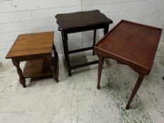 An assortment of tables (Tallest H70cm)