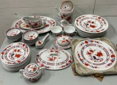 Stanley china service made in Hong Kong with floral pattern