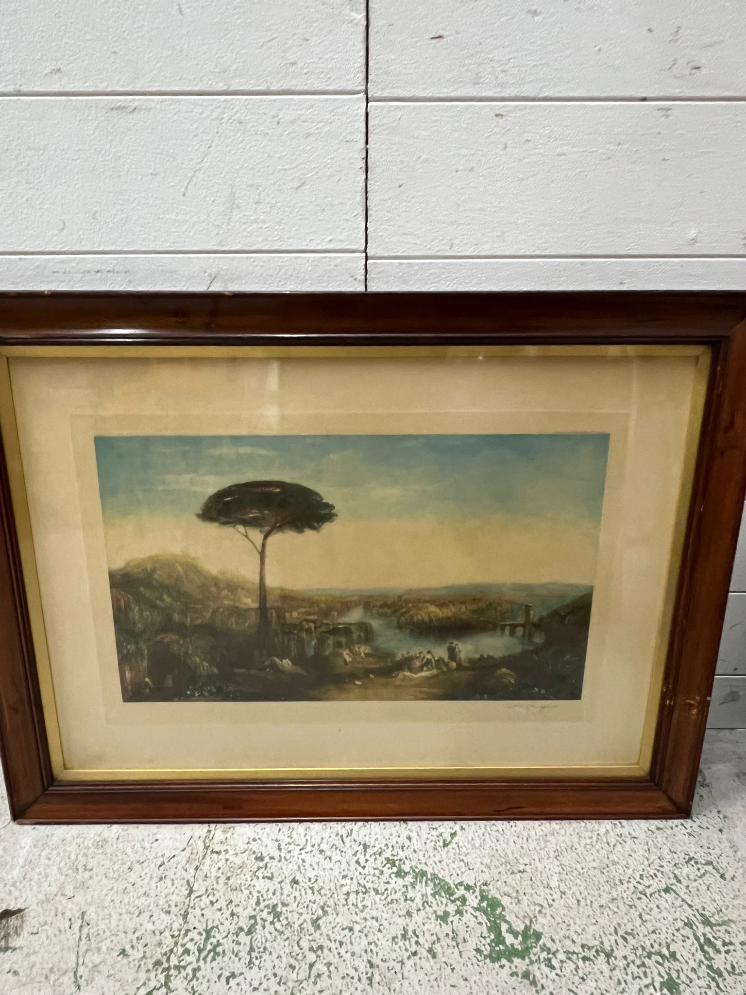 Two landscapes views of lakes and hillsides (Frame 60cm x 80cm) - Image 3 of 5