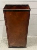A French Lace container, dating from the early 1900's (H84cm W40cm D25cm)