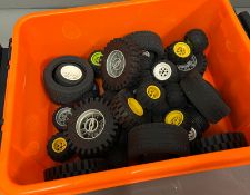 LEGO: A wide selection of LEGO set tyres.