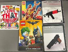 A selection of various LEGO books and annuals.