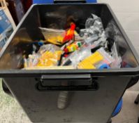 Large volume of assorted LEGO bricks, including a significant quantity of yellow and black pieces