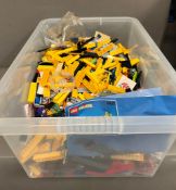 LEGO: A selection of LEGO pieces various themes sizes and ages. 59cm x 24cm x 39cm Crate Size.