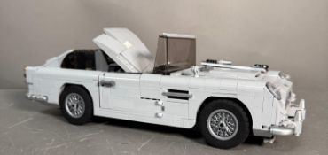 A Lego Creator Expert James Bond Aston Martin DB5, set 10262 built, unboxed and without instructions