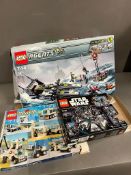LEGO: A selection of three opened boxes Unchecked so we don't know if complete 8633, 75183 and