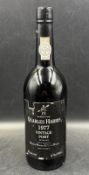 A bottle of Quartes Harris 1977 vintage port