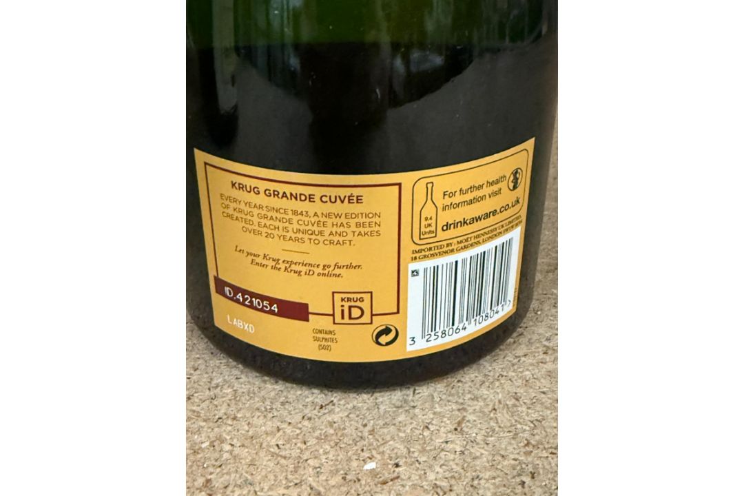 A bottle of Krug Grand Cuvee 170eme edition champagne - Image 3 of 3