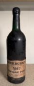 A bottle of Cockburns 1967 vintage port