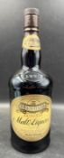 A bottle of Glenturret malt liqueur.