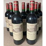 Nine bottles of Chateau Canada Bordeaux Superieur 1997