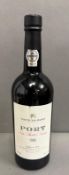 A bottle of Fortnum and Mason Tate bottled vintage 1990 port