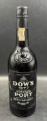 A bottle of Dow's 1977 vintage port