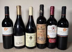 Six bottles of red wine to include a Carta Roja Gran reserva and two Jindalee Cabemet Sauvignon