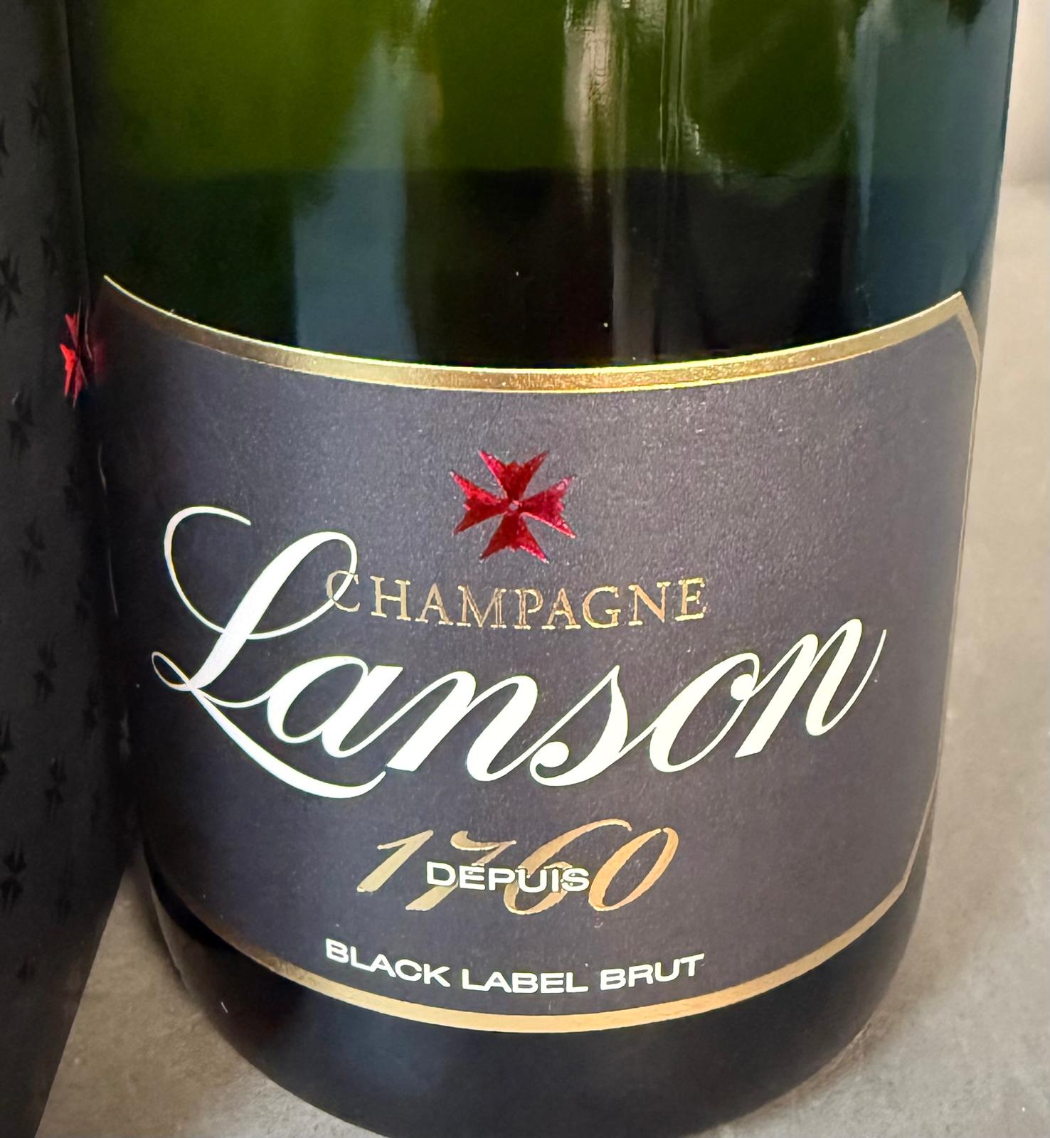 A boxed bottle of Bollingea Special Cuvee and a Lanson Black Label Brut Champagne - Image 2 of 3