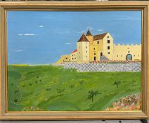 Chateau di Montmirail, Nr. Annecy, France, 2001, Oil Signed and label verso. Maurice Shellim (2015-