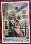 Poster, Kandinsky: The Tate Gallery : London Poster, 'Swinging' Wassily Kandinsky 1925 57x82