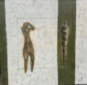 Viellecht Oil on Canvas labeled verso. Heinz Felbermair (b,1956) Austrian. 79c76