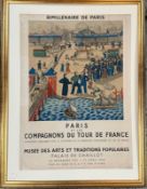 1951 Poster, Musee Des Arts et Traditions Popularires Poster, Bimillenaire de Paris. Palais de