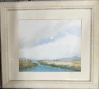 'A Clear Day', 2004 Watercolour Signed and dated on label verso. Colin Carruthers (b.1963) Northern