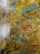 ' 'Persian Bliss' Acrylic on canvas Signed on verso 2016, with Certificate of Autheticity. Helen