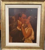 Shall we dance, Oil Signed and dated '06. John Silver (b.1959) British. The only living artist to