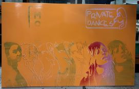 Private Dancer, Oil on Board Signed. Norrie Harman (b.1977) Scottish. In 2001 Harman was awarded The