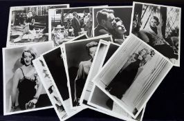 A selection of production still photographs from films, including 