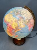 A Michelin illuminated globe (H40cm)