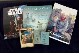 Film Interest, Star Wars, the photographs of Alan Tomkins signed, two film artist association