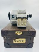 A London Transport Railway Ticket Printing Machine, numbered 36553, manufactured by Ticket Equipment