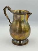 A silver milk jug hallmarked for London 1967 by B P Co approximate weight of 252g