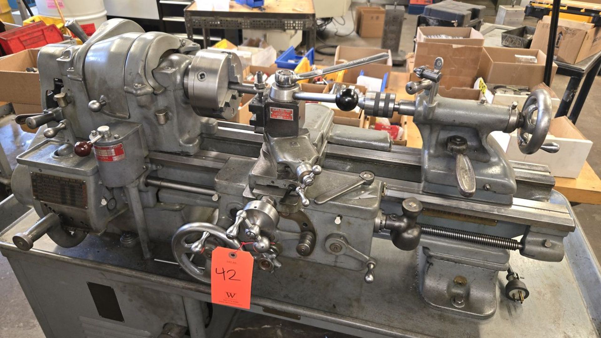 South Bend 10 in. Cat. No. 187-YN Quick Change Toolroom Gear Lathe, S/N: 128351; with 36 in. Bed - Image 3 of 12