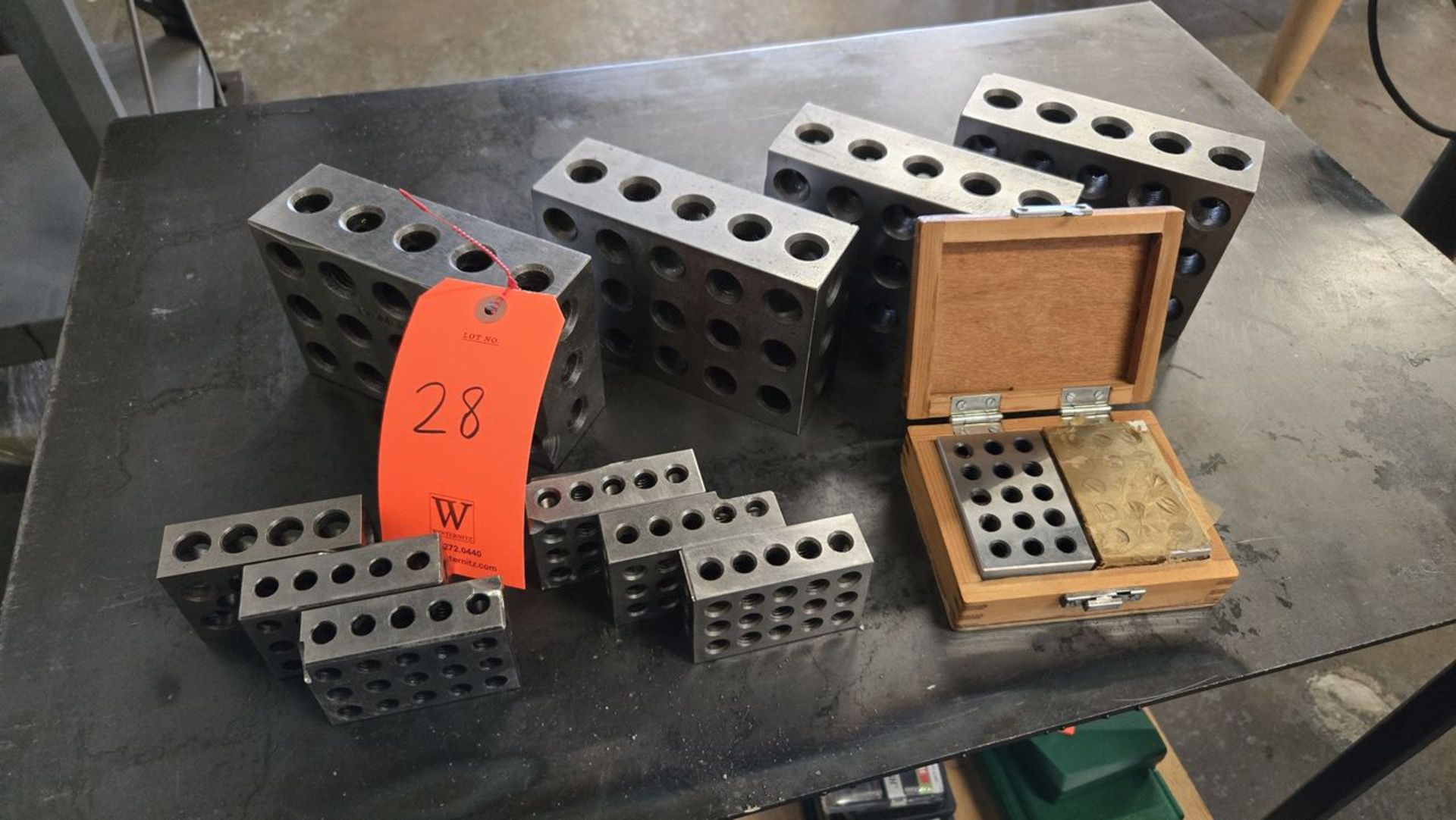 Lot – Gage Blocks; 2 x 4 x 6 (9) Pieces Total, (1) Case