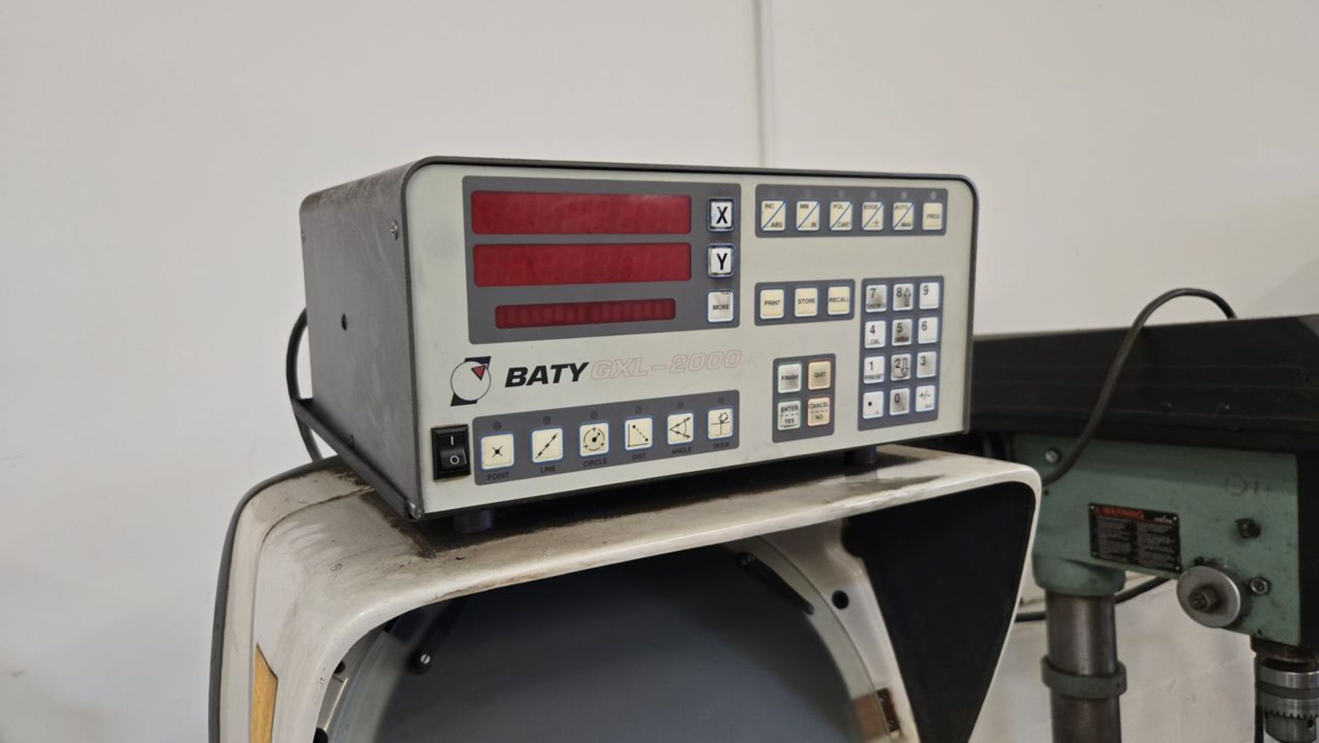 Baty International Type P14XL Gage Master Bench-Top Optical Comparator, S/N: 7329; with Baty GXL- - Image 3 of 7