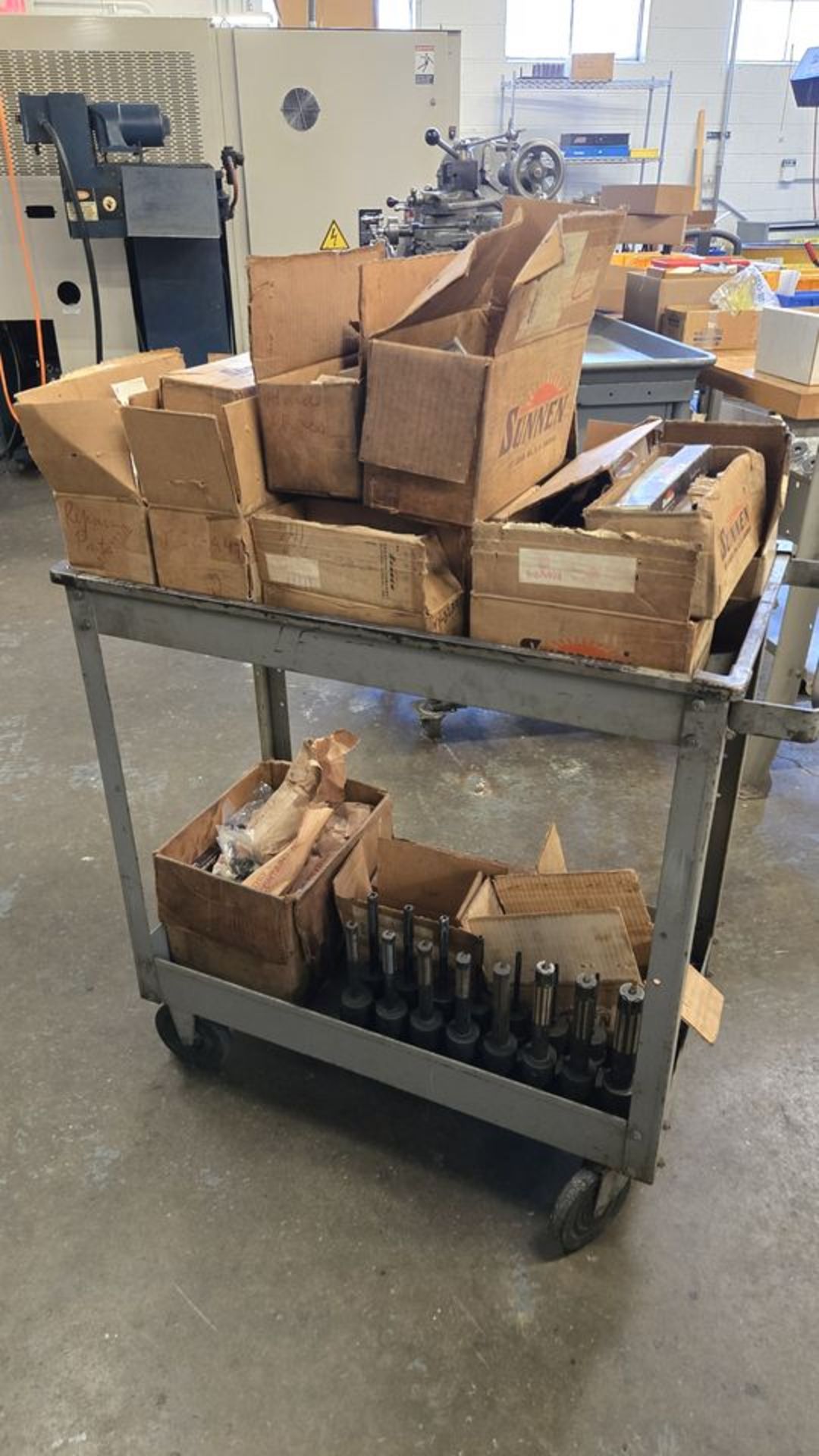Lot - Large Assortment of Sunnen Hone Tooling; with Portable Cart - Image 2 of 6
