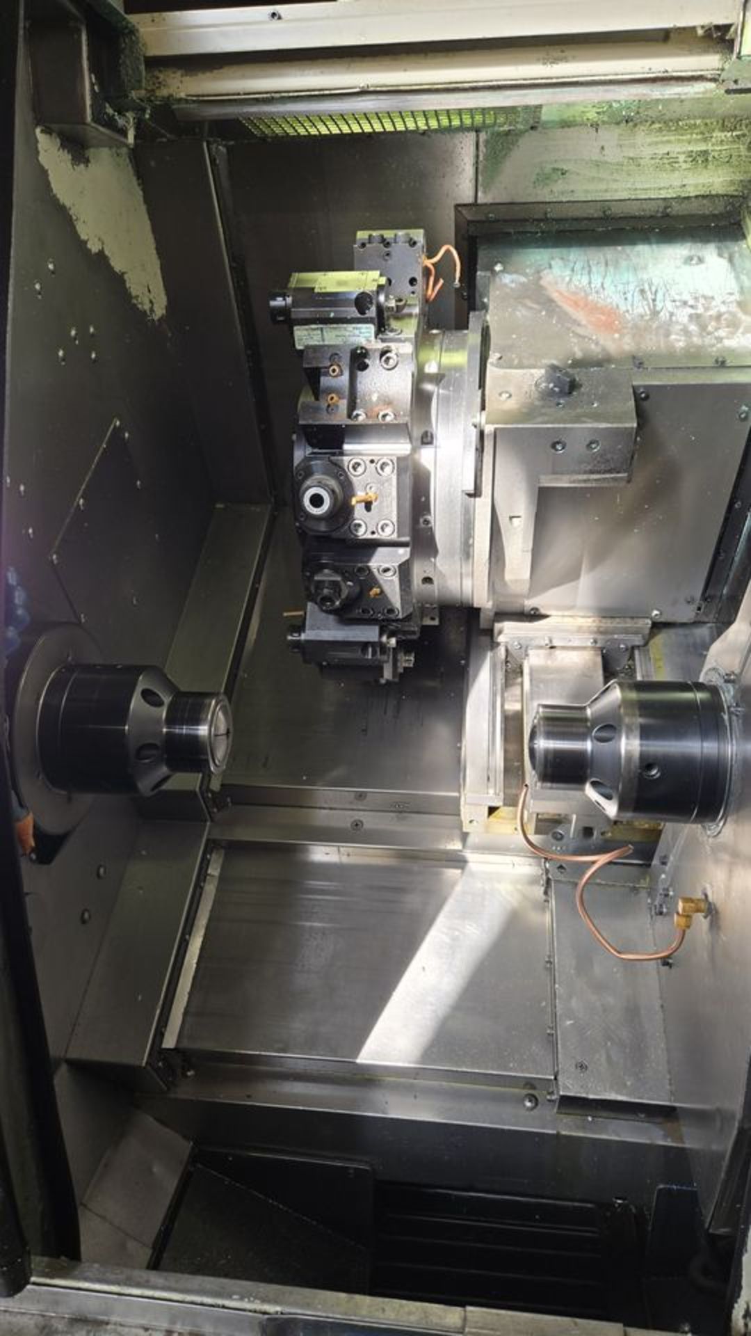 Mori Seiki Model SL-150SMC Twin Spindle CNC Lathe, S/N: 384 (1996); with Mori Seike MSC-518 CNC - Image 6 of 19
