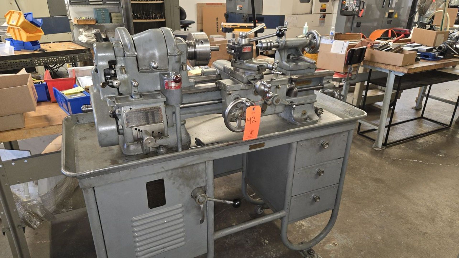 South Bend 10 in. Cat. No. 187-YN Quick Change Toolroom Gear Lathe, S/N: 128351; with 36 in. Bed - Image 2 of 12