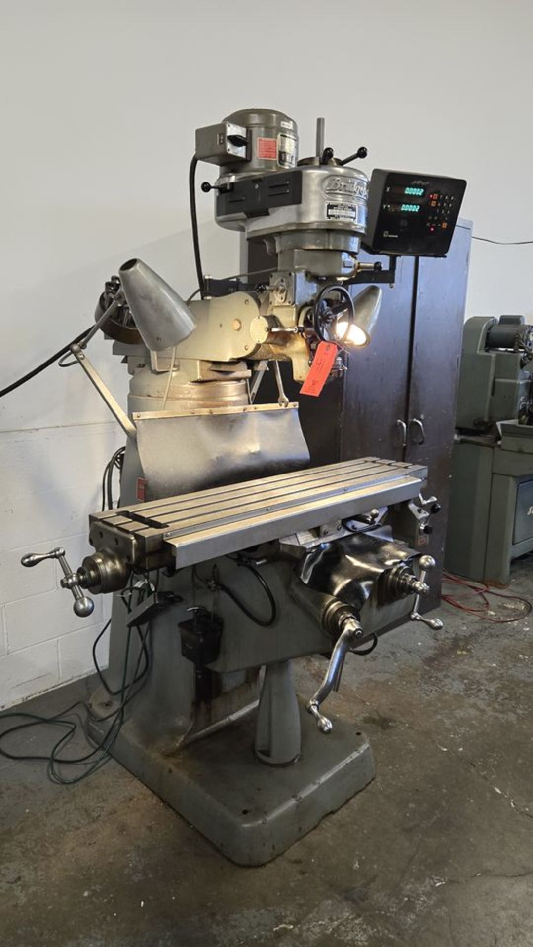 Bridgeport 1-HP Vertical Milling Machine, S/N: 12BR199677; with Heidenhain 2-Axis Digital Read- - Image 4 of 12