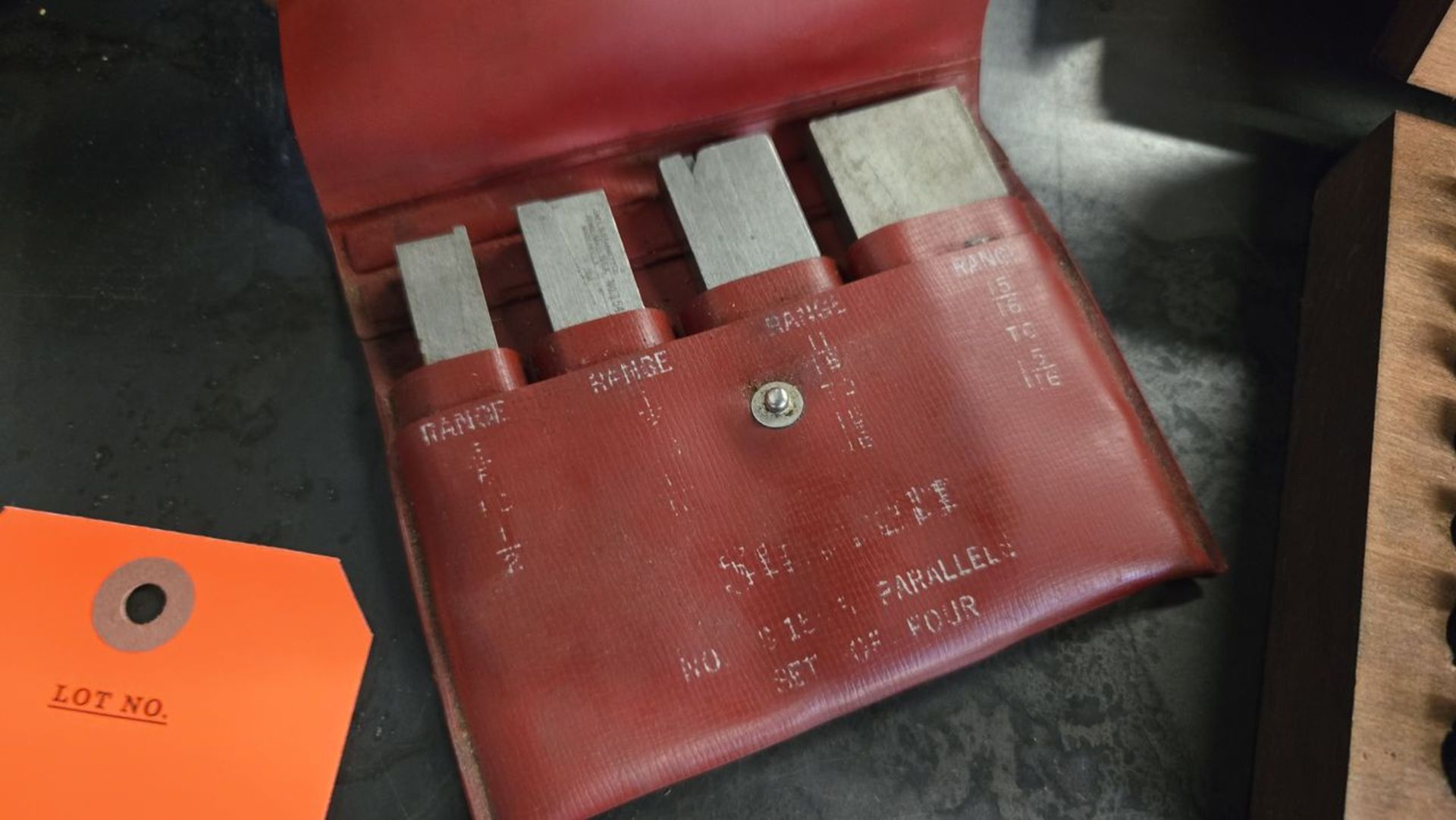 Lot – (4) Sets Starrett Steel Parallels; (3) Soft Cases, (1) in Box - Image 3 of 7