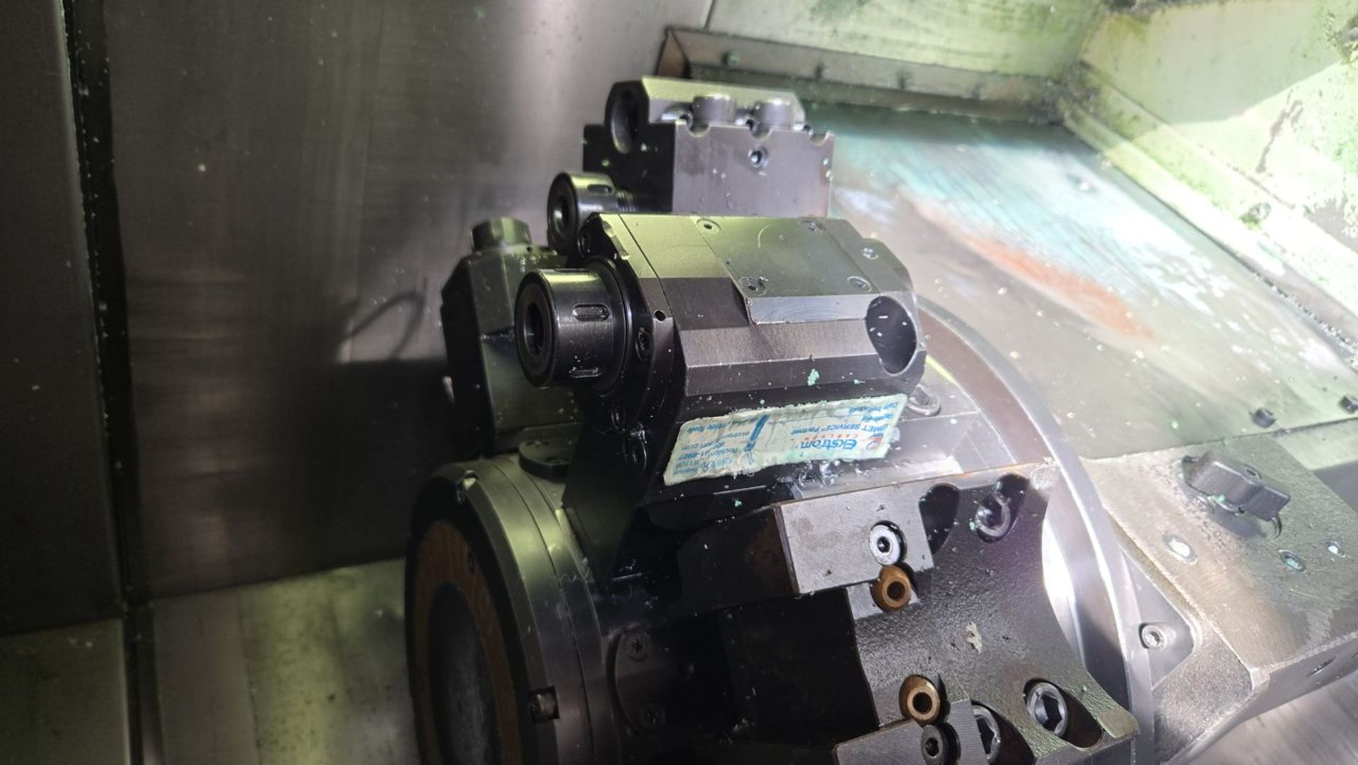 Mori Seiki Model SL-150SMC Twin Spindle CNC Lathe, S/N: 384 (1996); with Mori Seike MSC-518 CNC - Image 7 of 19