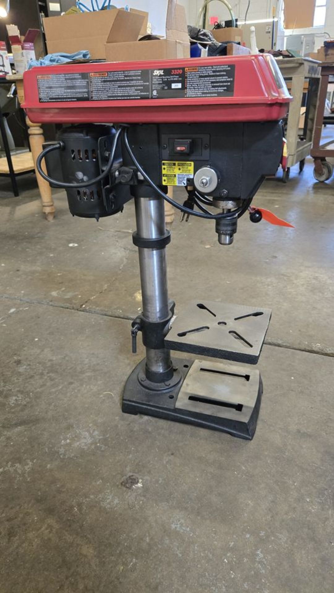 Skil 10 in. (254-mm) Model 3320 Bench-Top Drill Press; 120-Volt, 60-Hz, 3.2-Amp - Image 3 of 4