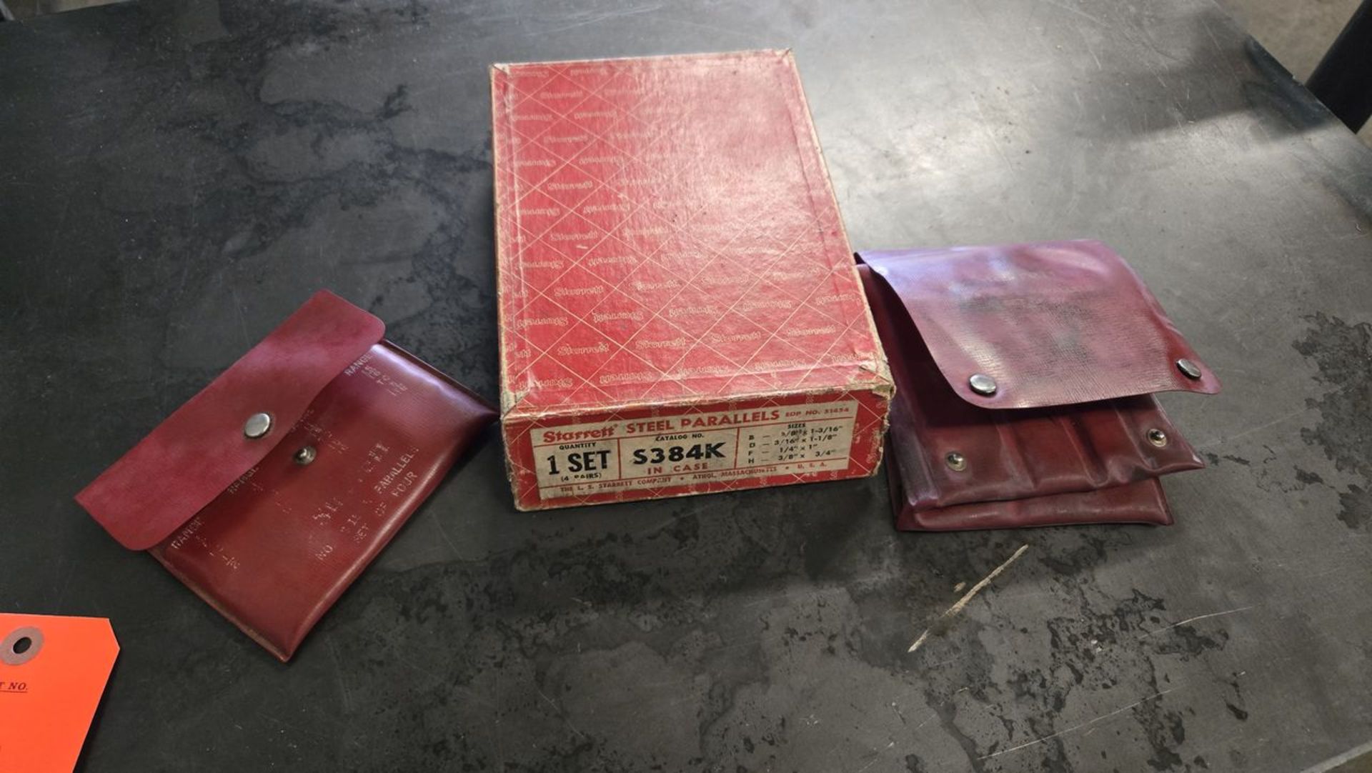 Lot – (4) Sets Starrett Steel Parallels; (3) Soft Cases, (1) in Box - Image 5 of 7