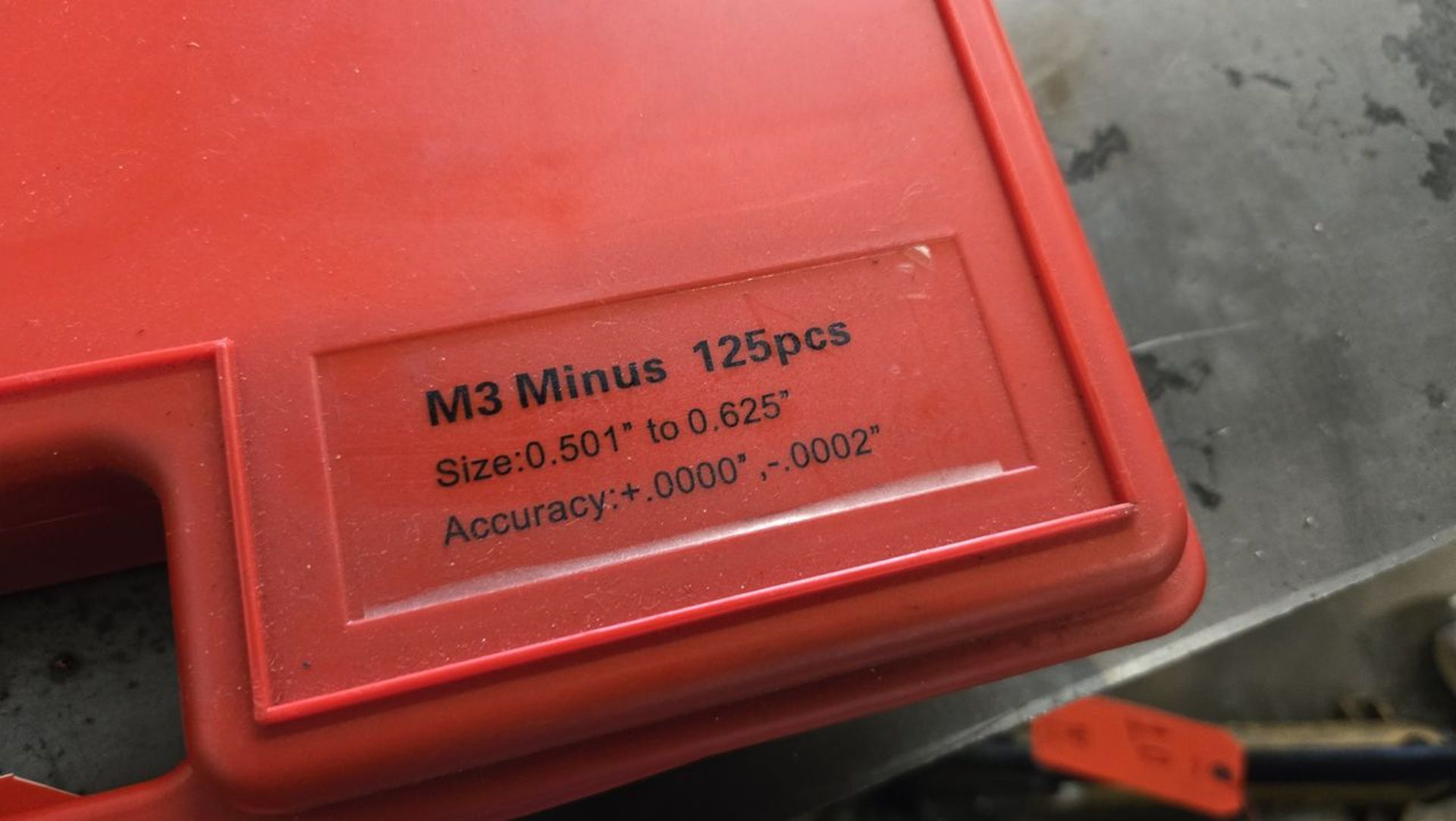 Lot - MHC Industrial Supply M3 Minus Plug Gage Set; Size: 0.501 in. to 0.625 in., with Case - Image 4 of 4