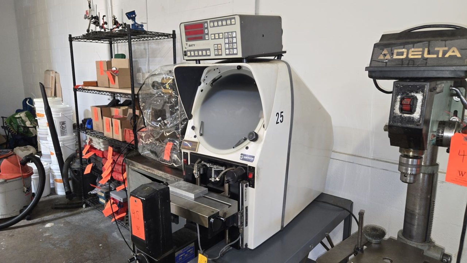 Baty International Type P14XL Gage Master Bench-Top Optical Comparator, S/N: 7329; with Baty GXL- - Image 2 of 7